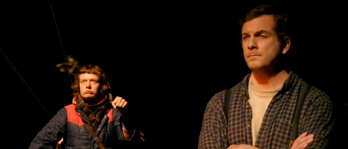 two actors looking perplexed